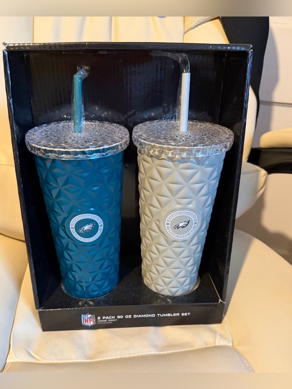 Philadelphia Eagles NFL Diamond Tumbler Duo - NIB